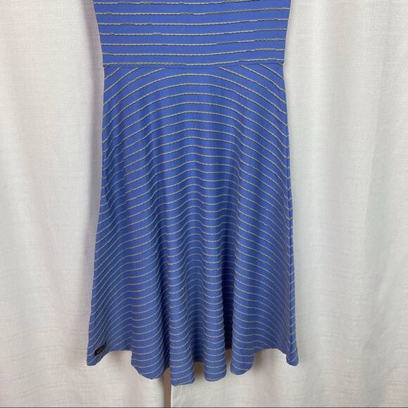 Matilda Jane Blue&Gray Stripe Exploration Dress Sz.XS NWT - Picture 13 of 16